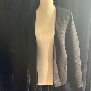 Scotch&Soda Black Open Front Cardigan